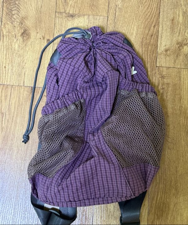 MUSINSA公式 | SUNLOVE Tourer Gym Sack Purple Grid