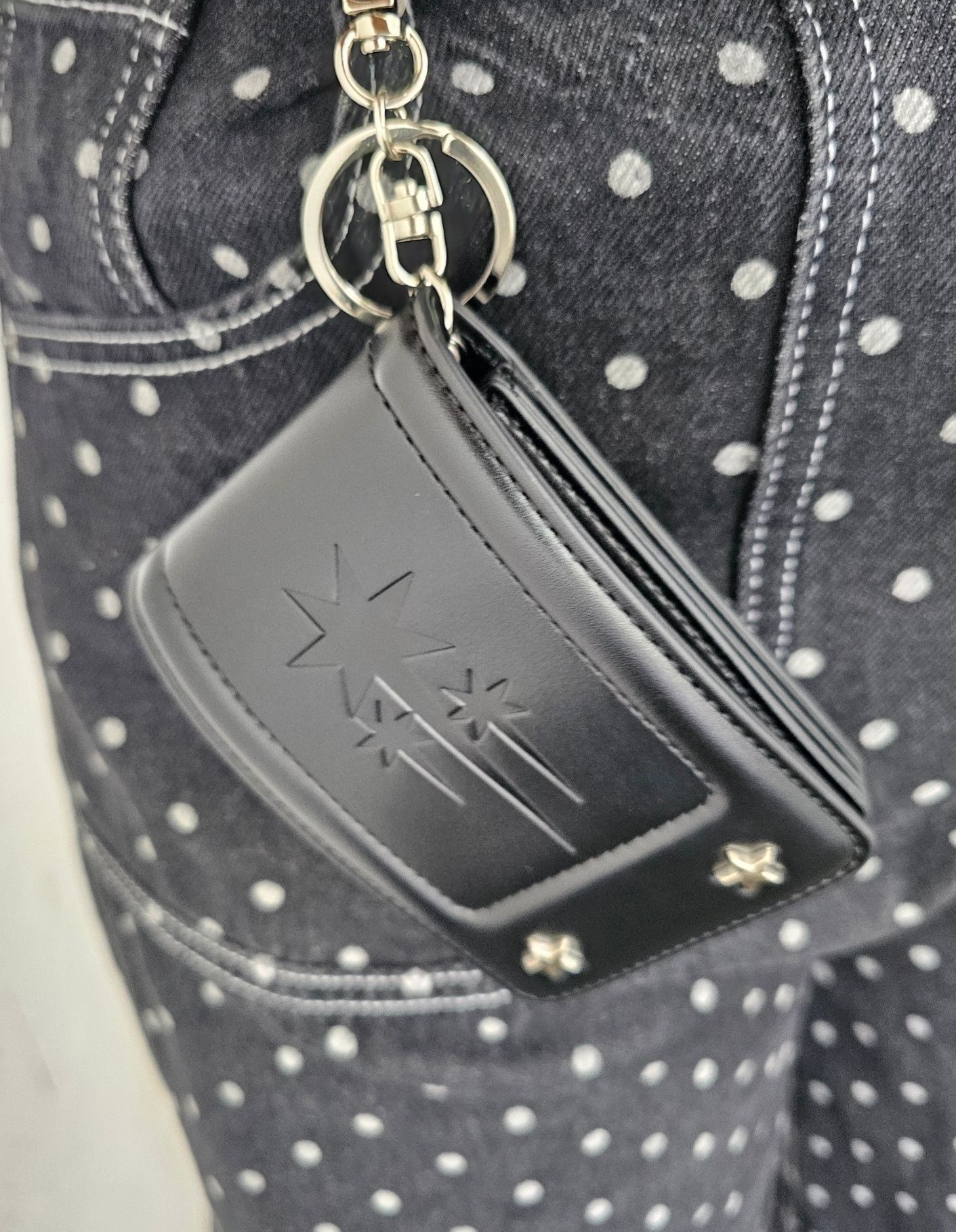 MUSINSA | NICE GHOST CLUB 3STAR RANSEL CARD WALLET_BLACK