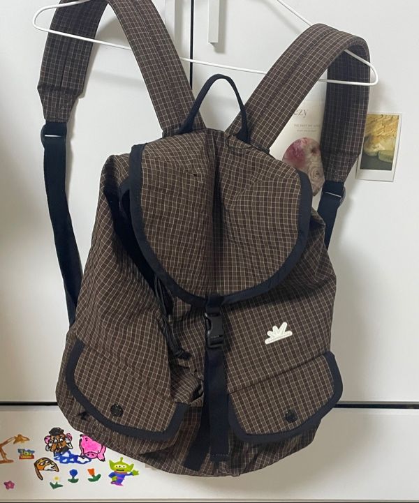 MUSINSA公式 | SUNLOVE Explorer Daypack Brown Grid