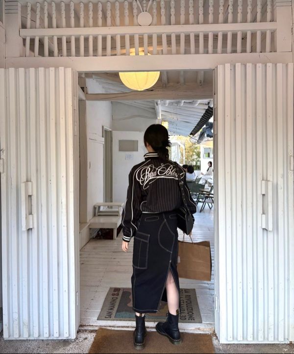 BADBLOOD ♥ Dark Classic Pinstripe Track Jacket MUSINSA公式 | BADBLOOD Dark Classic Pinstripe Track Jacket