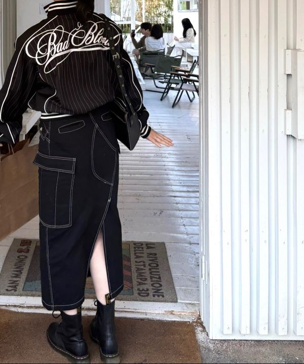 BADBLOOD ♥ Dark Classic Pinstripe Track Jacket MUSINSA公式 | BADBLOOD Dark Classic Pinstripe Track Jacket