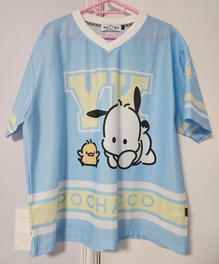 Wai Kei☆Pochacco Mesh Half Sleeve T-shirt ポチャッコ コラボ [WAIKEI] POCHACCO MESH HALF SLEEVE T-SHIRT
