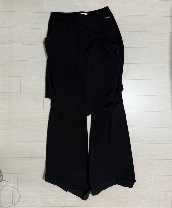 【Miseki SEOUL】25SS★ Draped midi skirt pants SET MUSINSA | MISEKI SEOUL Draped chiton midi skirt pants SET