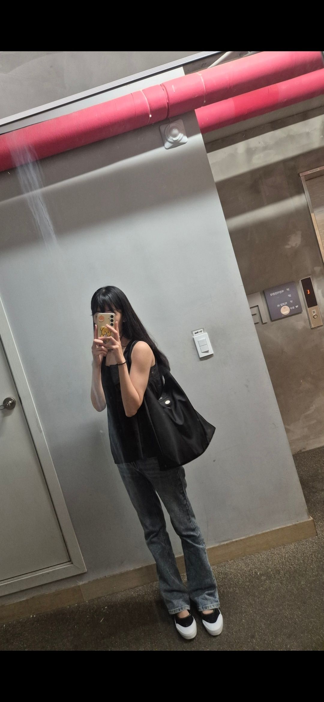 ★ dumaro★ Merci shoulder bag black nylon Merci Shoulder B MUSINSA | DUMARO Merci Shoulder Bag / Black (Nylon)