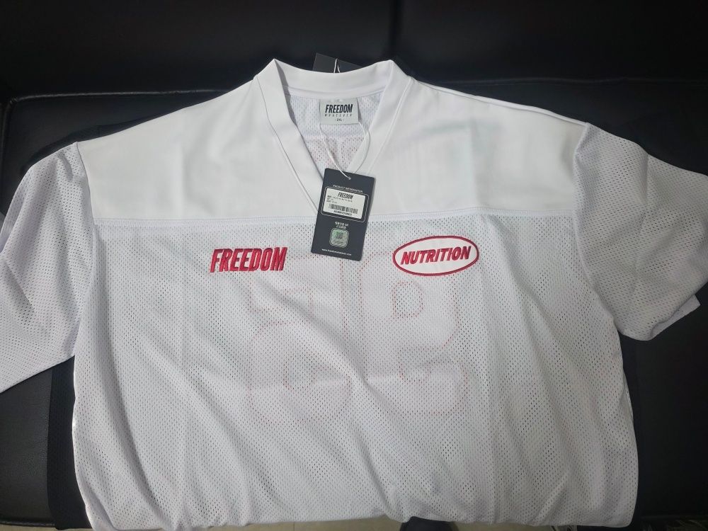 ☆FREEDOM☆ Mesh Rugby Jersey White FD23MMTS2090WH MUSINSA | FREEDOM Mesh Rugby Jersey (White)