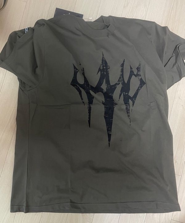 MUSINSA | NOT4NERD N4ND Trident Logo T-Shirts - Khaki