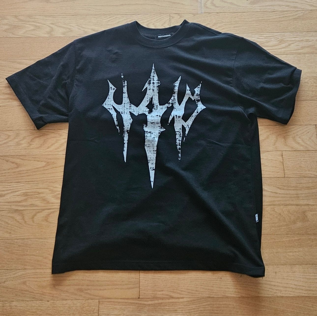 [NOT4NERD] N4ND Trident Logo T-Shirts ☆送料込☆ MUSINSA | NOT4NERD N4ND Trident Logo T-Shirts - Khaki