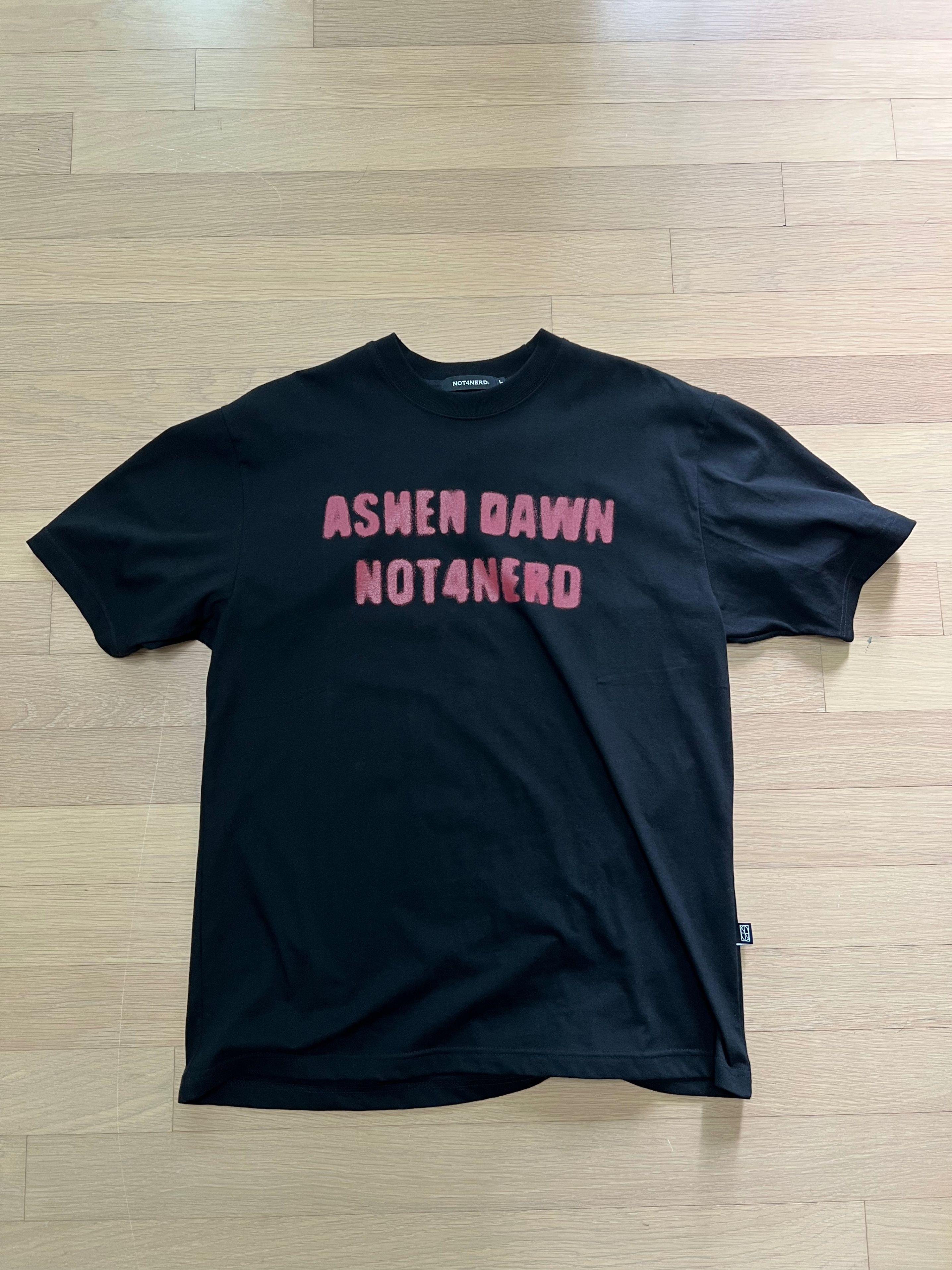 Tシャツ・カットソー NOT4NERD Spray Ashen Dawn Logo TShirts Green J1TS006BGN MUSINSA | NOT4NERD W Spray Ashen Dawn Logo T-Shirts - Brown
