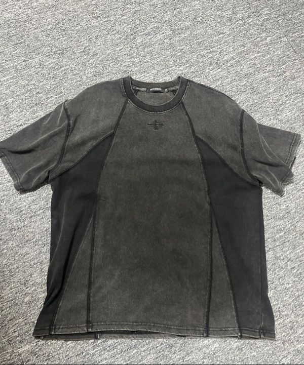MUSINSA公式 | NOT4NERD 4 Cross Symbol Pigment Incision T