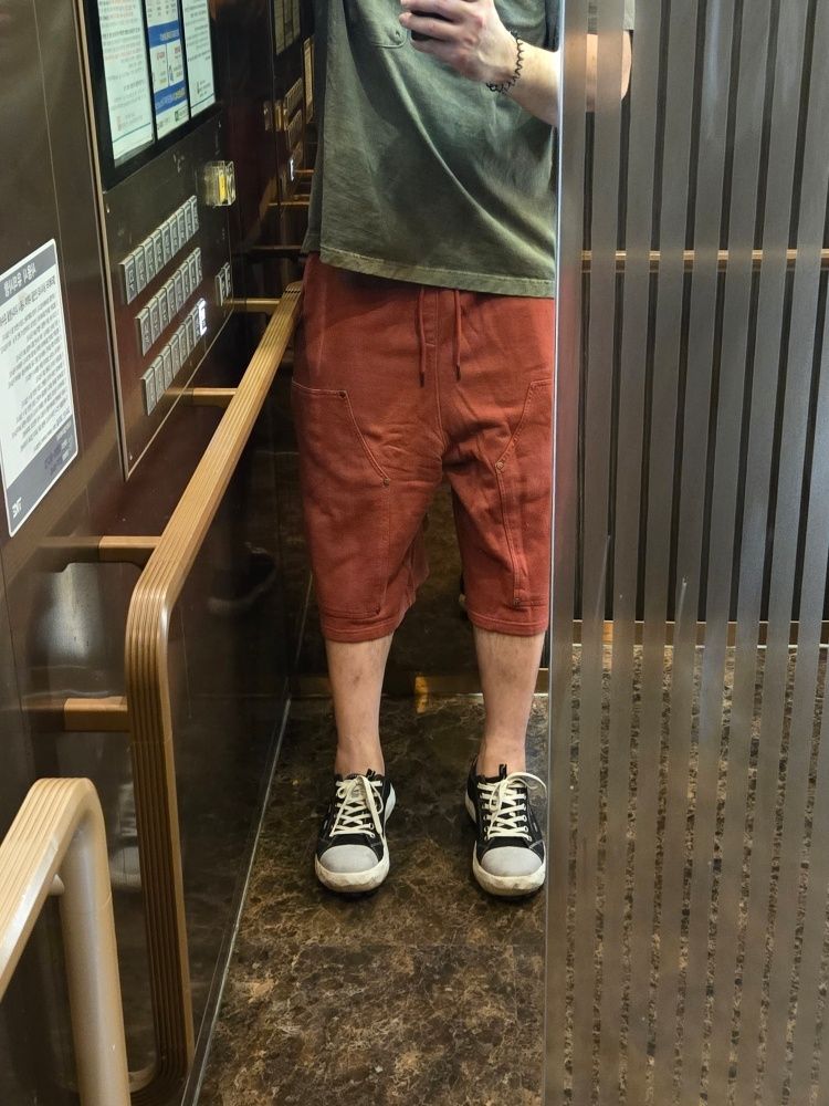 MUSINSA公式 | NOT4NERD Stud Carpenter Bermuda Sweat Shorts