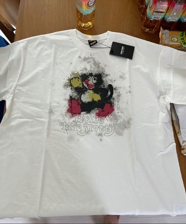 MUSINSA | CPGN STUDIO HELLO SPOTTY Pigment Short Sleeve T