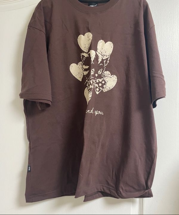 【CPGN STUDIO】LUNA Artwork Short Sleeve MUSINSA | CPGN STUDIO Heart Luna Short Sleeve T-shirt Brown