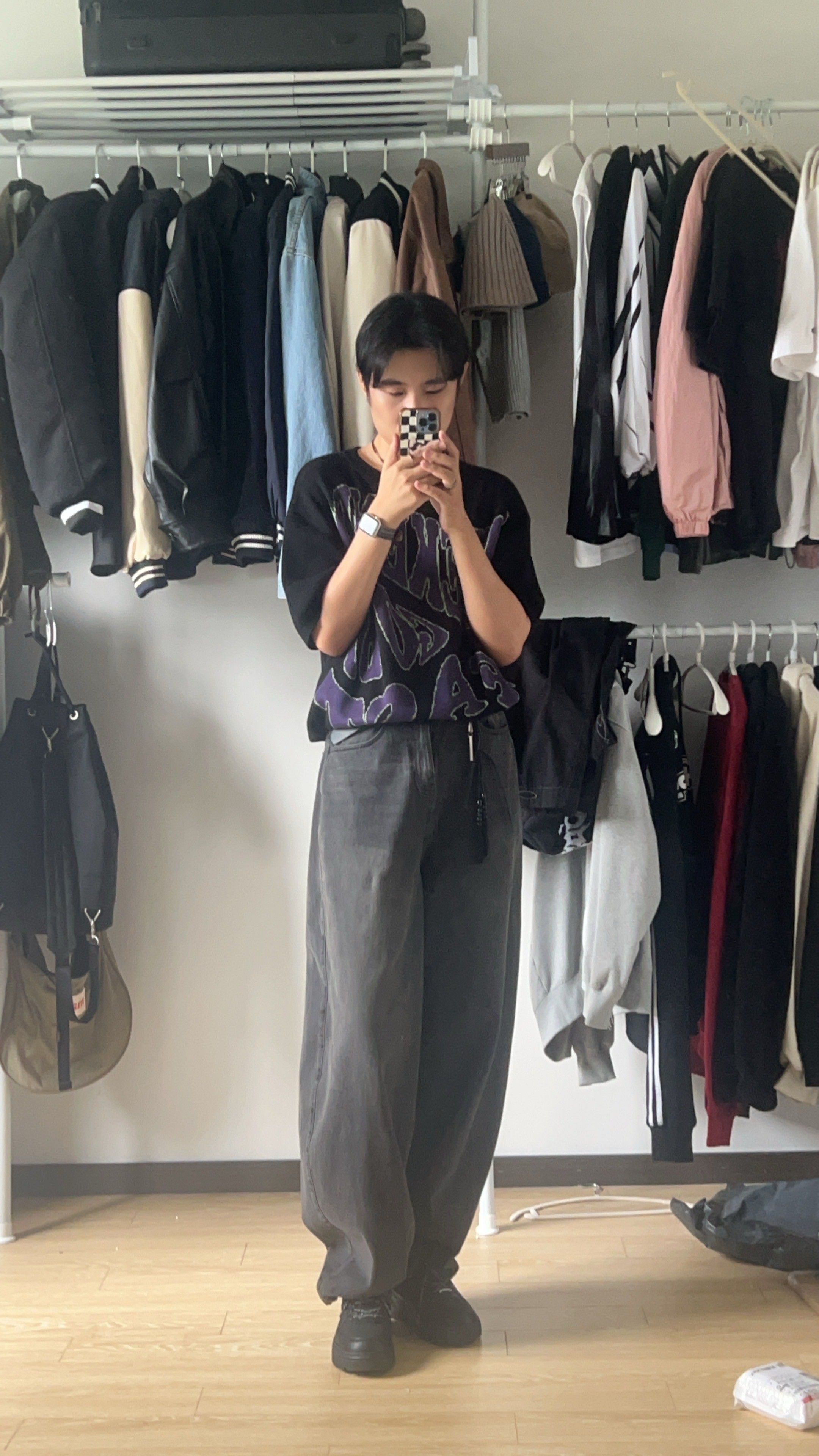 MUSINSA公式 | XTONZ XTK148 WEEKEND ROUND HALF SLEEVE KNIT