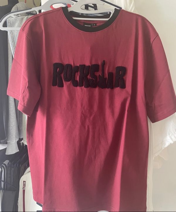 MUSINSA公式 | AAKAM ROCKSTAR Boucle Half Top (Red)