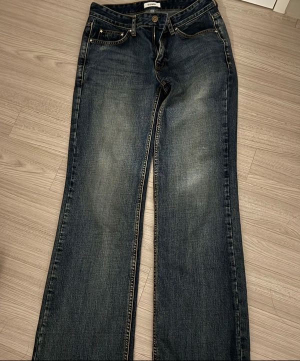 【GLOWNY】25HS★ (XS,S,M,L) WESTERN FLARE JEANS MUSINSA | GLOWNY WESTERN FLARE JEANS (VINTAGE BLUE)