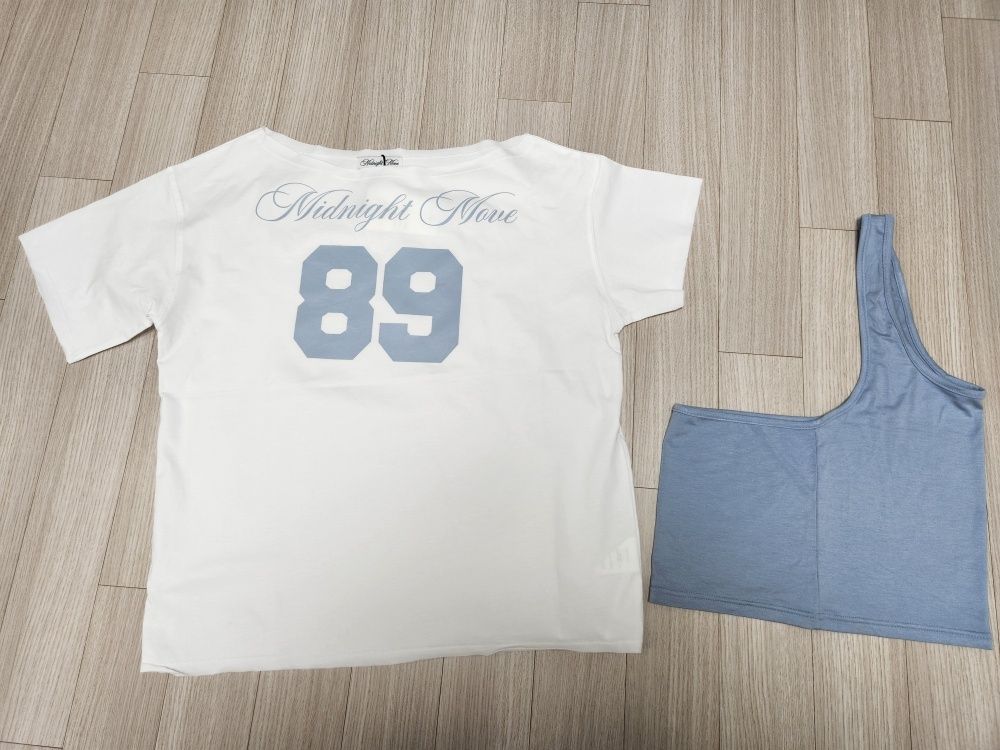 【MIDNIGHT MOVE】pearl t Tシャツ パールTシャツ (grey) - MIDNIGHT MOVE | 60% - アジア