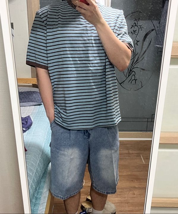 PARTIMENTOのBreton Stripe Ringer Tee 全3色 MUSINSA | PARTIMENTO Breton Stripe Ringer Tee Beige