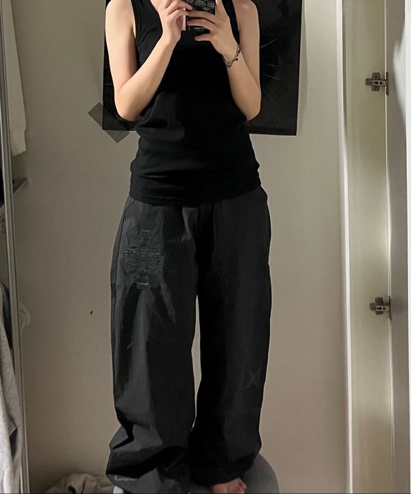 パンツ THE COLDEST MOMENT TCM ethnic nylon pants black MUSINSA公式 | THE COLDEST MOMENT TCM ethnic nylon pants (black)