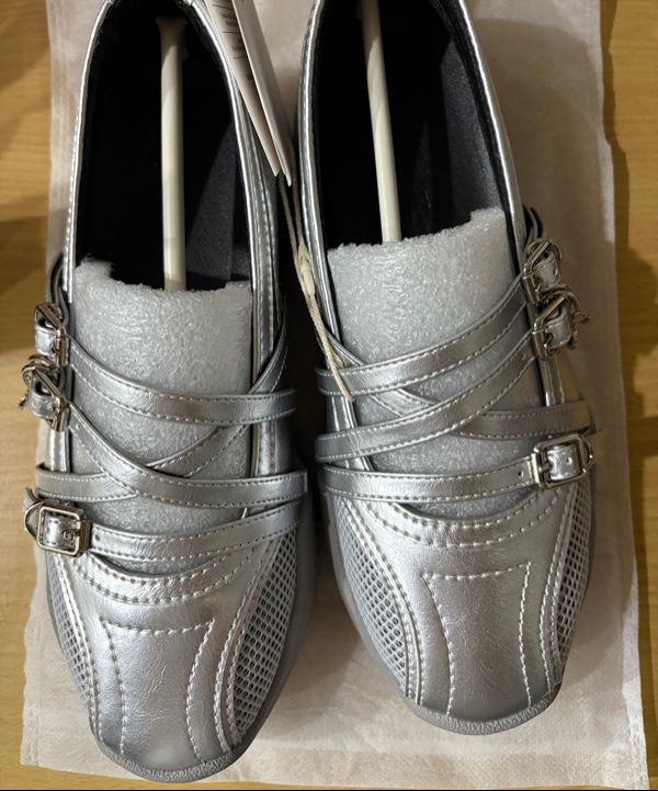【MATIN KIM】MATIN MESH MARYJANE SNEAKERS ●送料・関税込● MATIN MESH MARYJANE SNEAKERS IN SILVER – Matin Kim