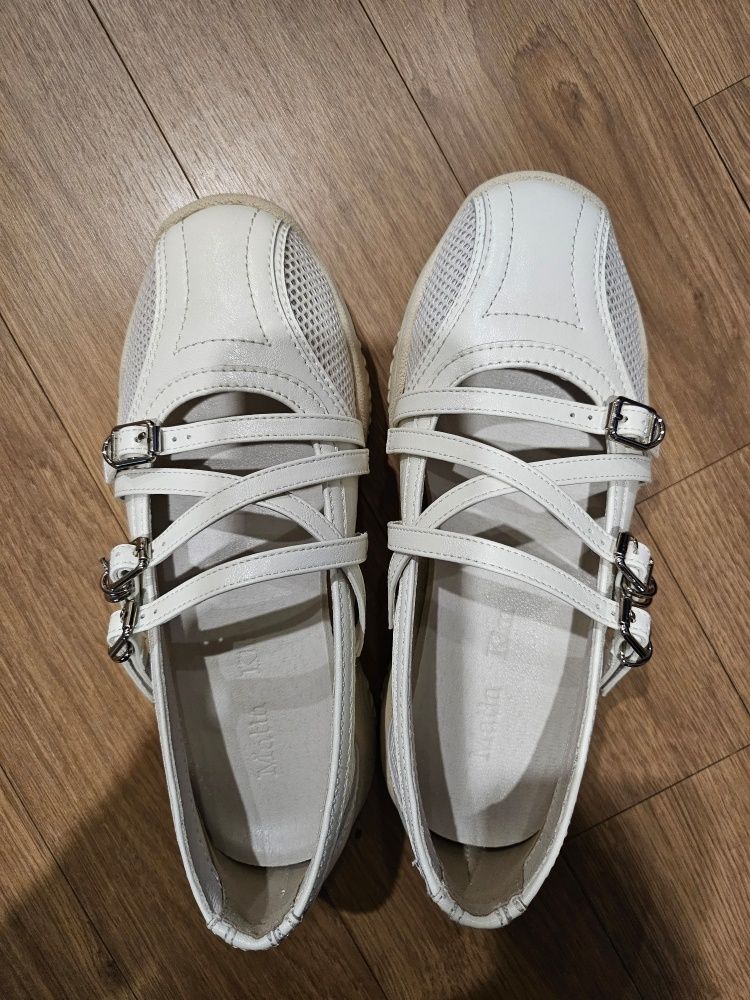 MUSINSA | MATIN KIM MATIN MESH MARYJANE SNEAKERS IN IVORY