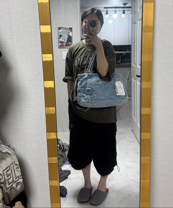 ★【MATIN KIM】 MATIN WASHED DENIM SQUARE BAG★ ⠀ 25 Summer New Denim Bag is COMING!!🐬👖🌀💙 - MATIN