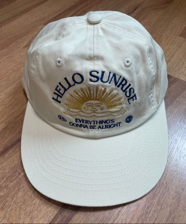 MUSINSA公式 | HELLO SUNRISE Washed Two Tone Arch Logo 6panel