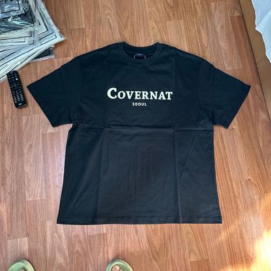 Tシャツ・カットソー [COVERNAT][YOSIGO] Urban Rainscape TShirt Black MUSINSA | COVERNAT Seoul Logo T-Shirt Black