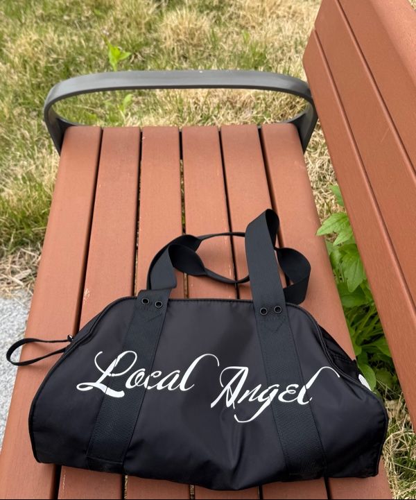 ● SCULPTOR ● Local Angel Gym Bag Local Angel Gym Bag Black – Sculptor