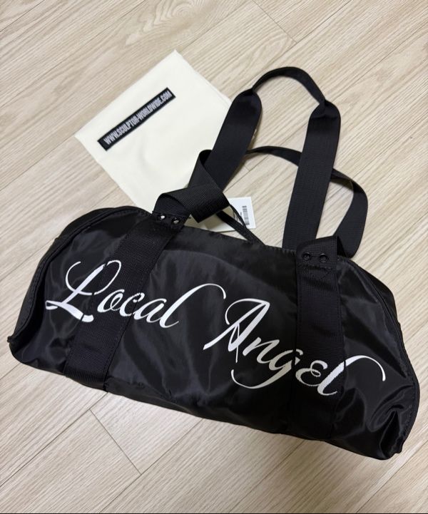 MUSINSA | SCULPTOR Local Angel Gym Bag Black