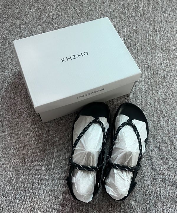 MUSINSA | KHIHO Easy Rope Sandals Black