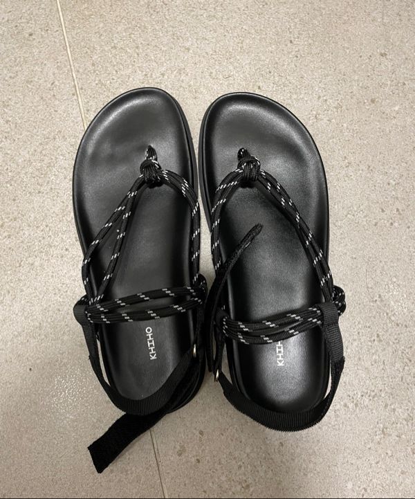 KHIHO ■ Easy Rope Sandals MUSINSA | KHIHO Easy Rope Sandals Black