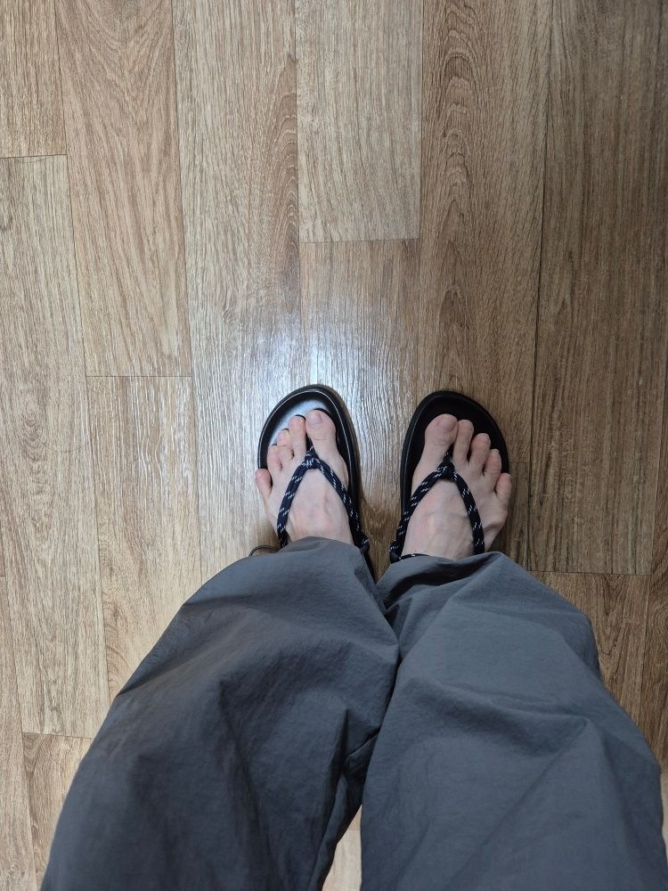 MUSINSA | KHIHO Easy Rope Sandals Navy