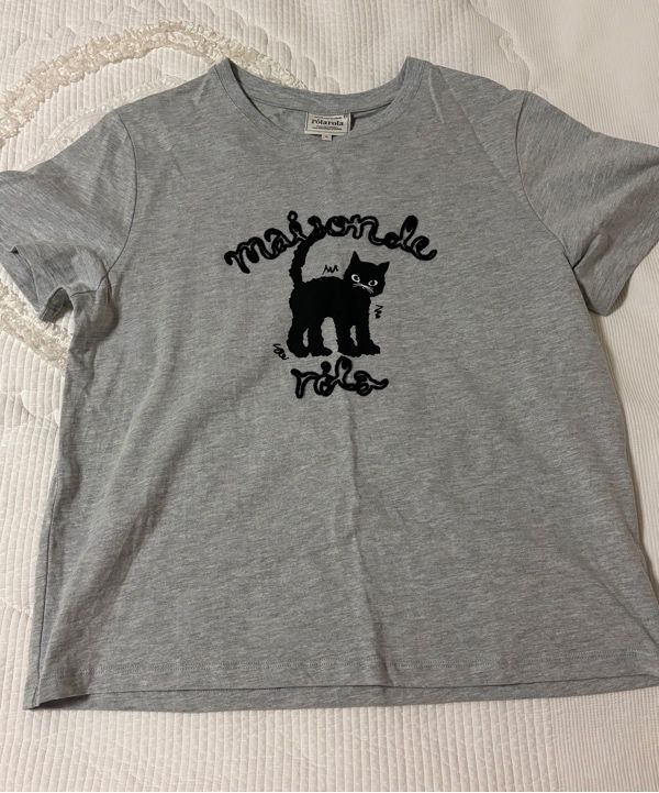 MUSINSA公式 | ROLAROLA MAISON ROLA CAT FRIENDS T-SHIRT WHITE