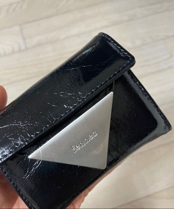 小物 fennec 2025 CRINKLE TRIANGLE DOCO WALLET MUSINSA | fennec CRINKLE TRIANGLE DOCO WALLET - BLACK