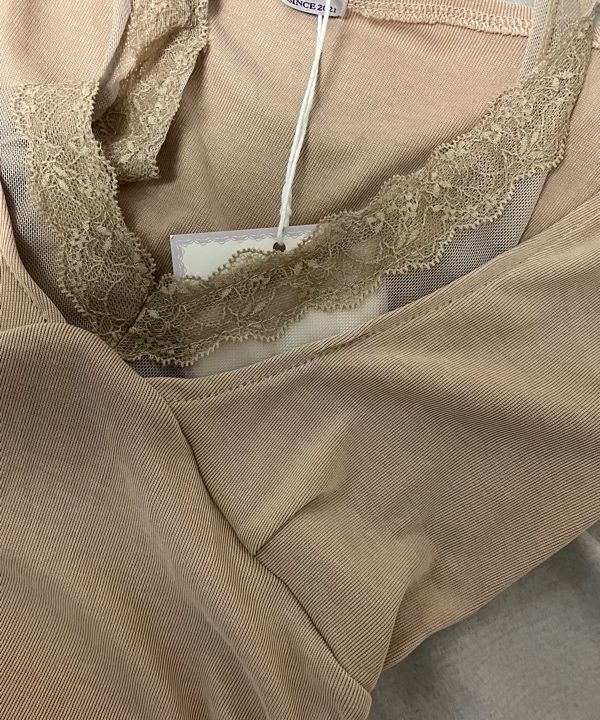 【韓国 Pleasenofollow】Amelia Lace Halter Short Sleeve Top MUSINSA | PLEASENOFOLLOW Amelia Lace Halter Short Sleeve Top