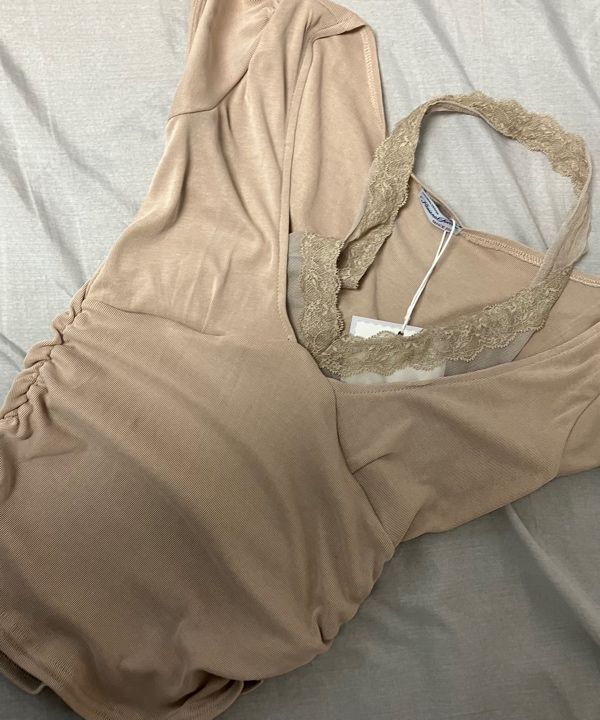 【韓国 Pleasenofollow】Amelia Lace Halter Short Sleeve Top MUSINSA | PLEASENOFOLLOW Amelia Lace Halter Short Sleeve Top