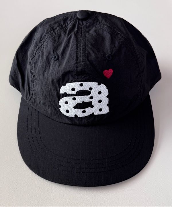 MUSINSA | AEAE DOT SMALL LETTER NYLON CAP [BLUE]