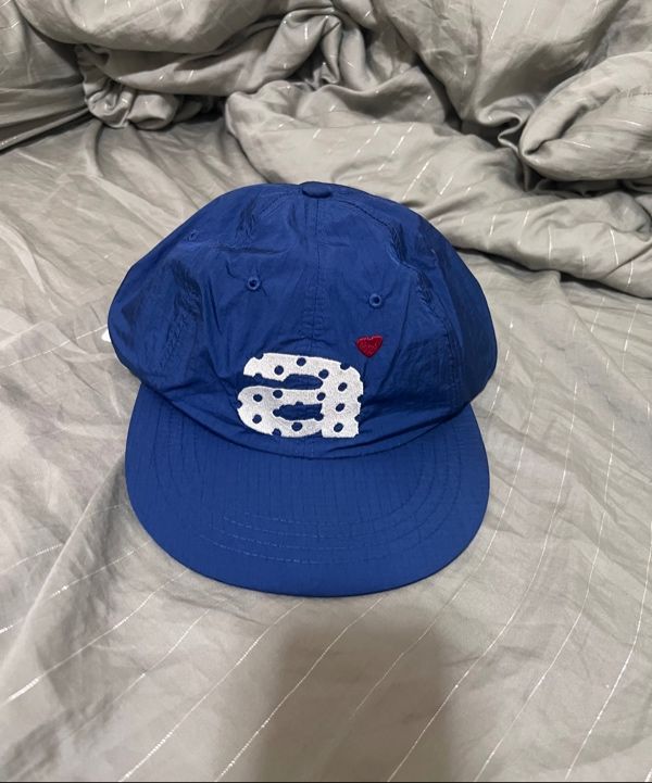 MUSINSA | AEAE DOT SMALL LETTER NYLON CAP [BLUE]