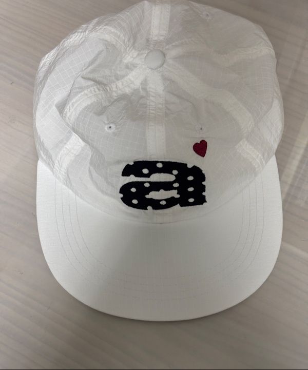 MUSINSA | AEAE DOT SMALL LETTER NYLON CAP [WHITE]