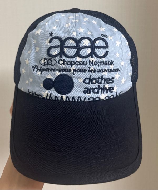 キャップ [AEAE] 25SS Web Logo Star Mesh Cap WEB LOGO STAR MESH CAP [GREY] – aeae JAPAN