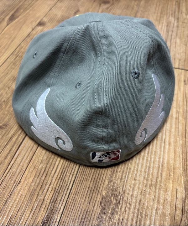 MUSINSA | AEAE AE SYMBOL ANGEL WING CAP [GREY]