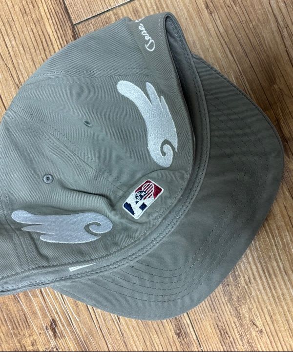 MUSINSA | AEAE AE SYMBOL ANGEL WING CAP [GREY]