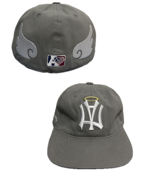 MUSINSA | AEAE AE SYMBOL ANGEL WING CAP [GREY]