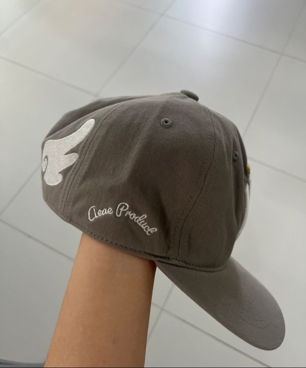 MUSINSA | AEAE AE SYMBOL ANGEL WING CAP [GREY]