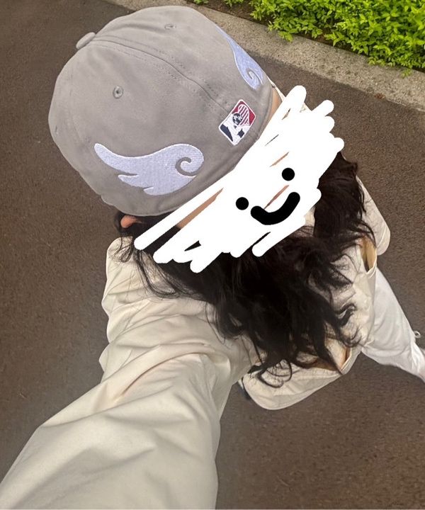 MUSINSA公式 | AEAE AE SYMBOL ANGEL WING CAP [GREY]
