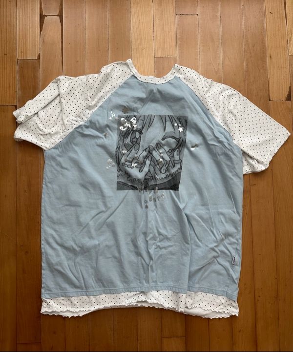 MUSINSA公式 | YOUTHBATH YB x Oliwa Oversized Dot Raglan Top