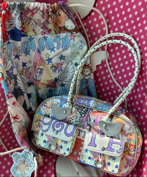 MUSINSA公式 | YOUTHBATH YB x Oliwa Graphic Wings Shoulder Bag