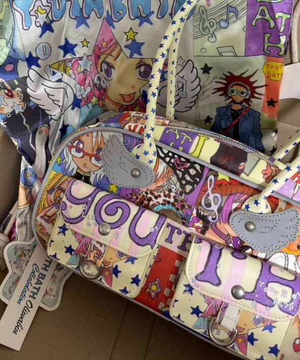 MUSINSA | YOUTHBATH YB x Oliwa Graphic Wings Shoulder Bag