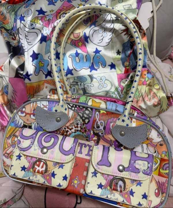 MUSINSA公式 | YOUTHBATH YB x Oliwa Graphic Wings Shoulder Bag