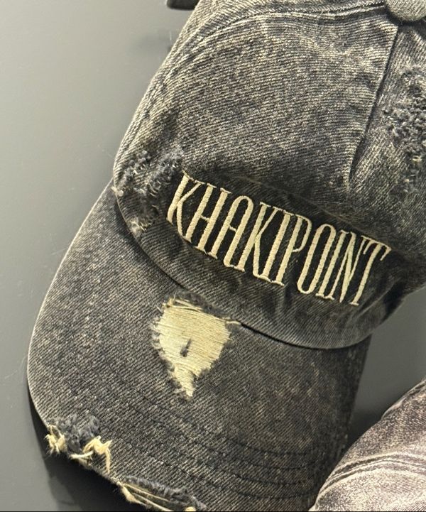 ★KHAKIPOINT★Destroyed Denim Cap MUSINSA | KHAKIPOINT Destroyed Denim Cap (blue)
